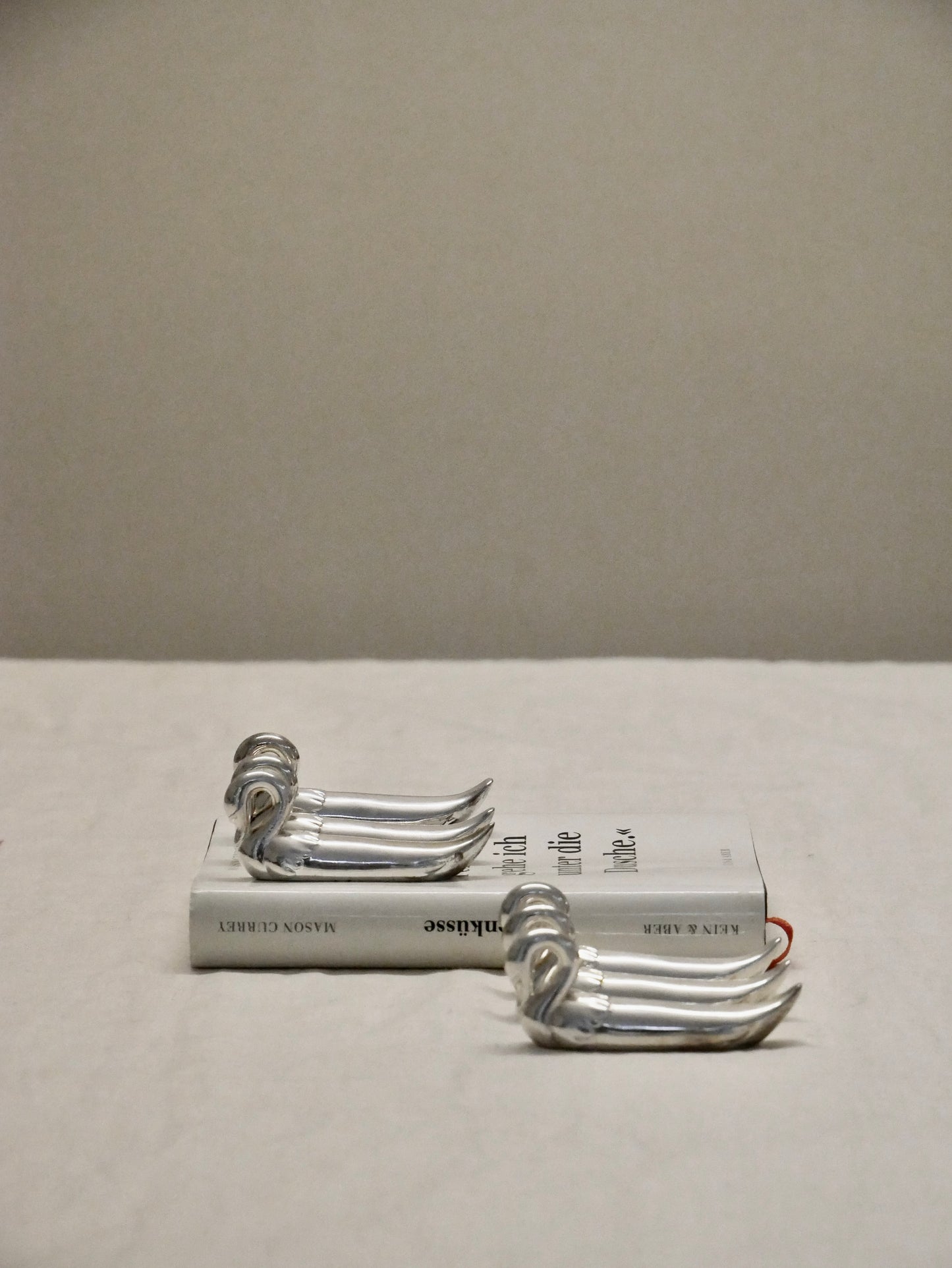 Six Swan Knife Rests