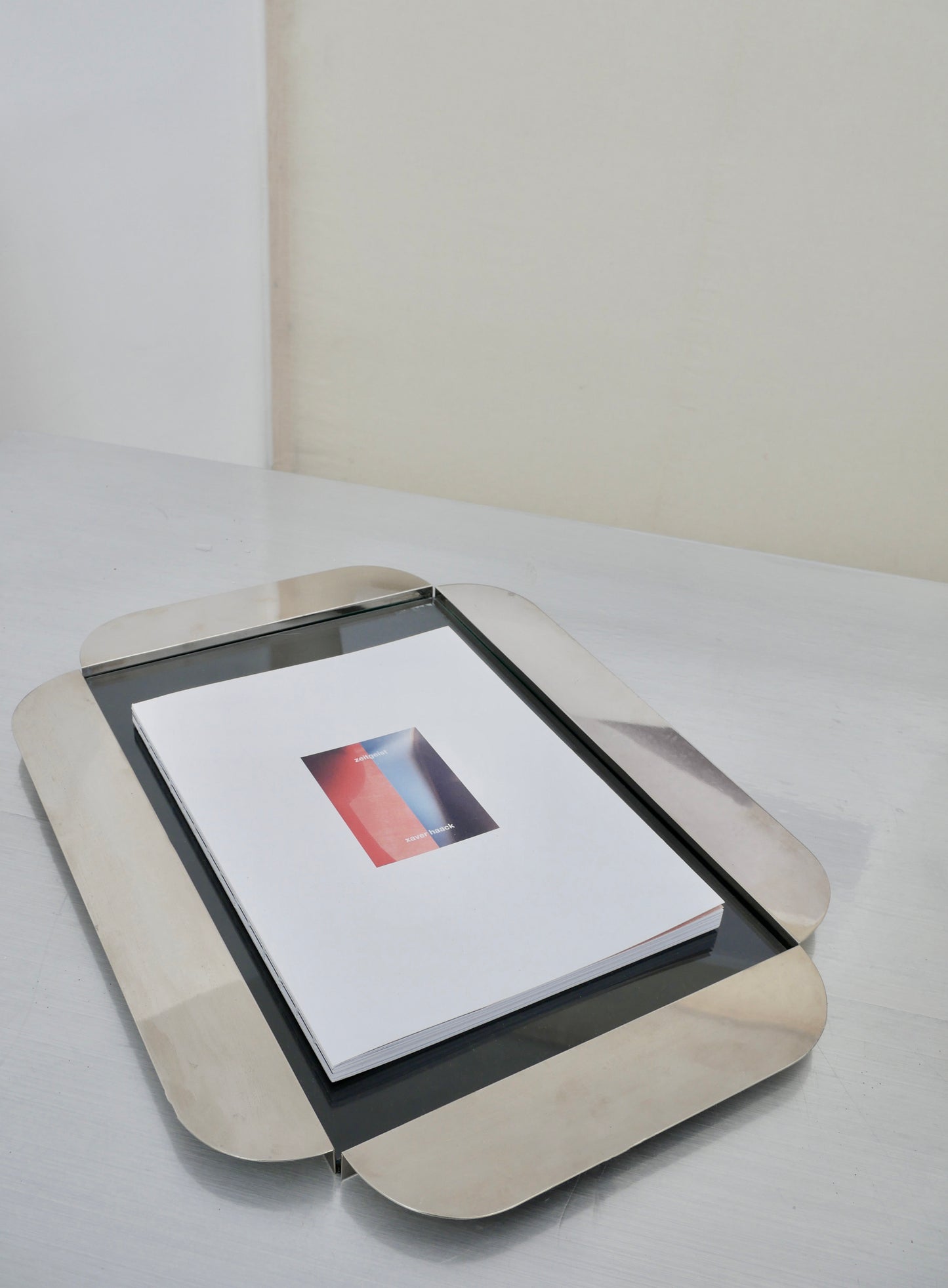 Art Deco Glas-Tablett
