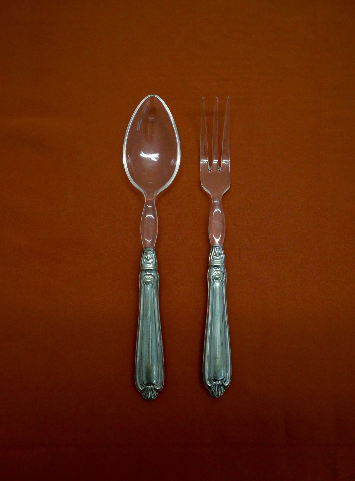 Victorianisches Salatbesteck