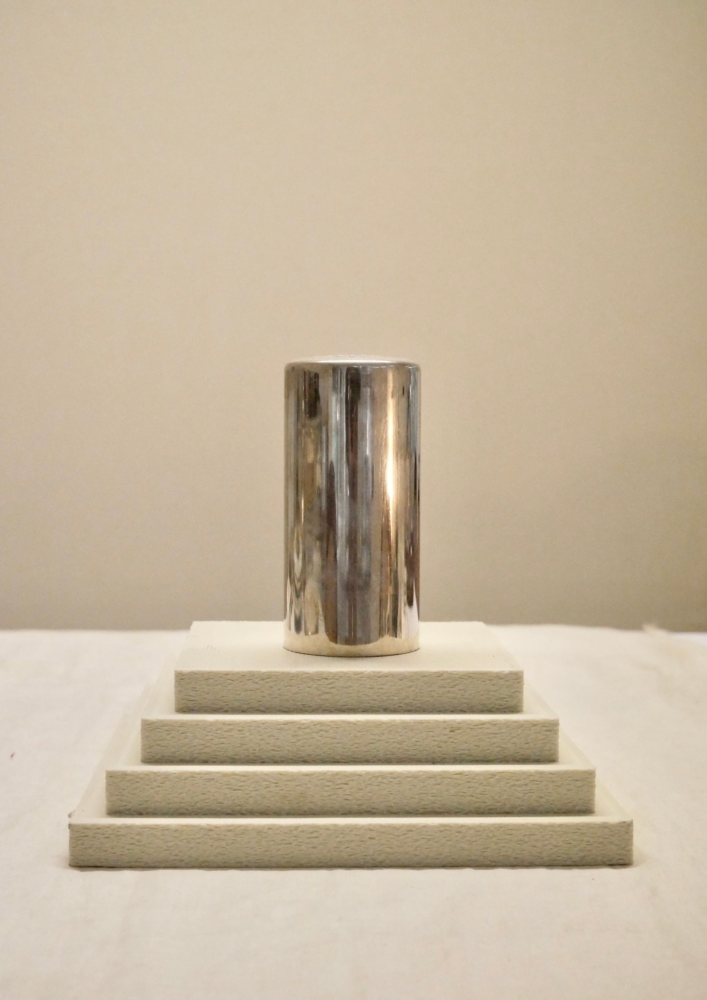 Silver-plated large spice shaker