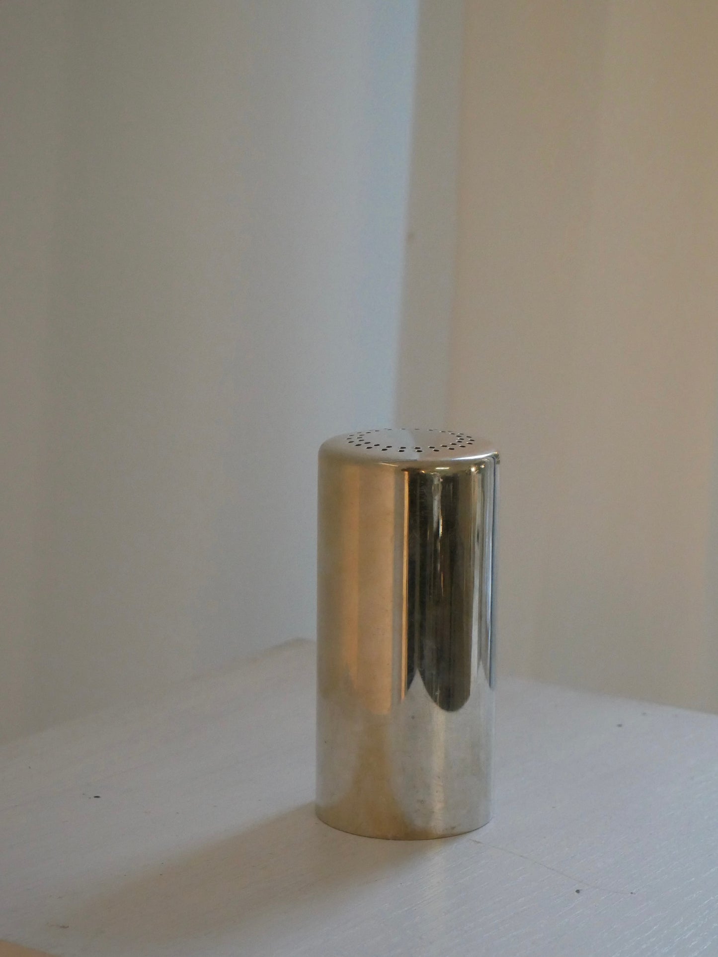 Silver-plated large spice shaker