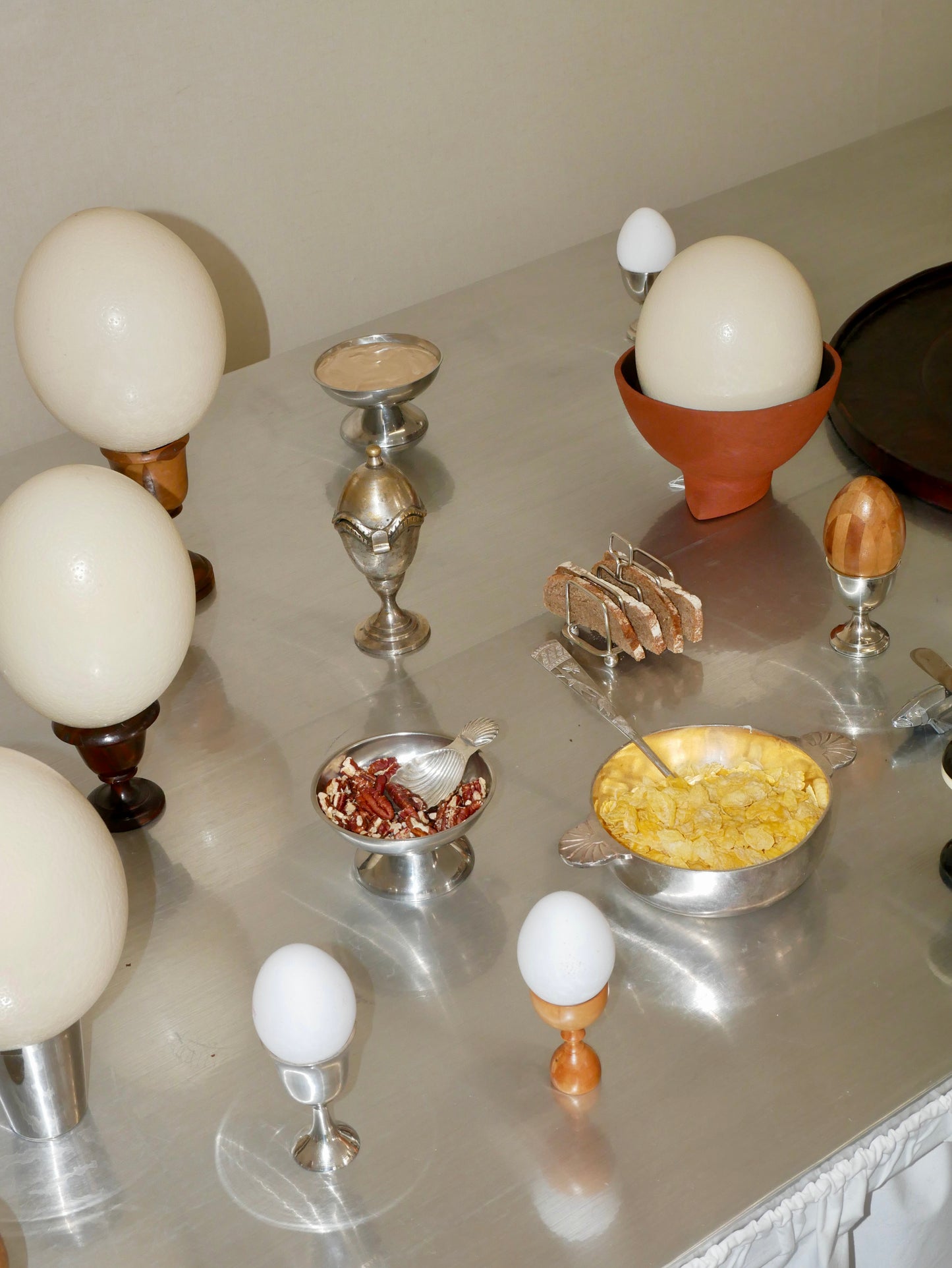 Hotelsilber egg cup with lid