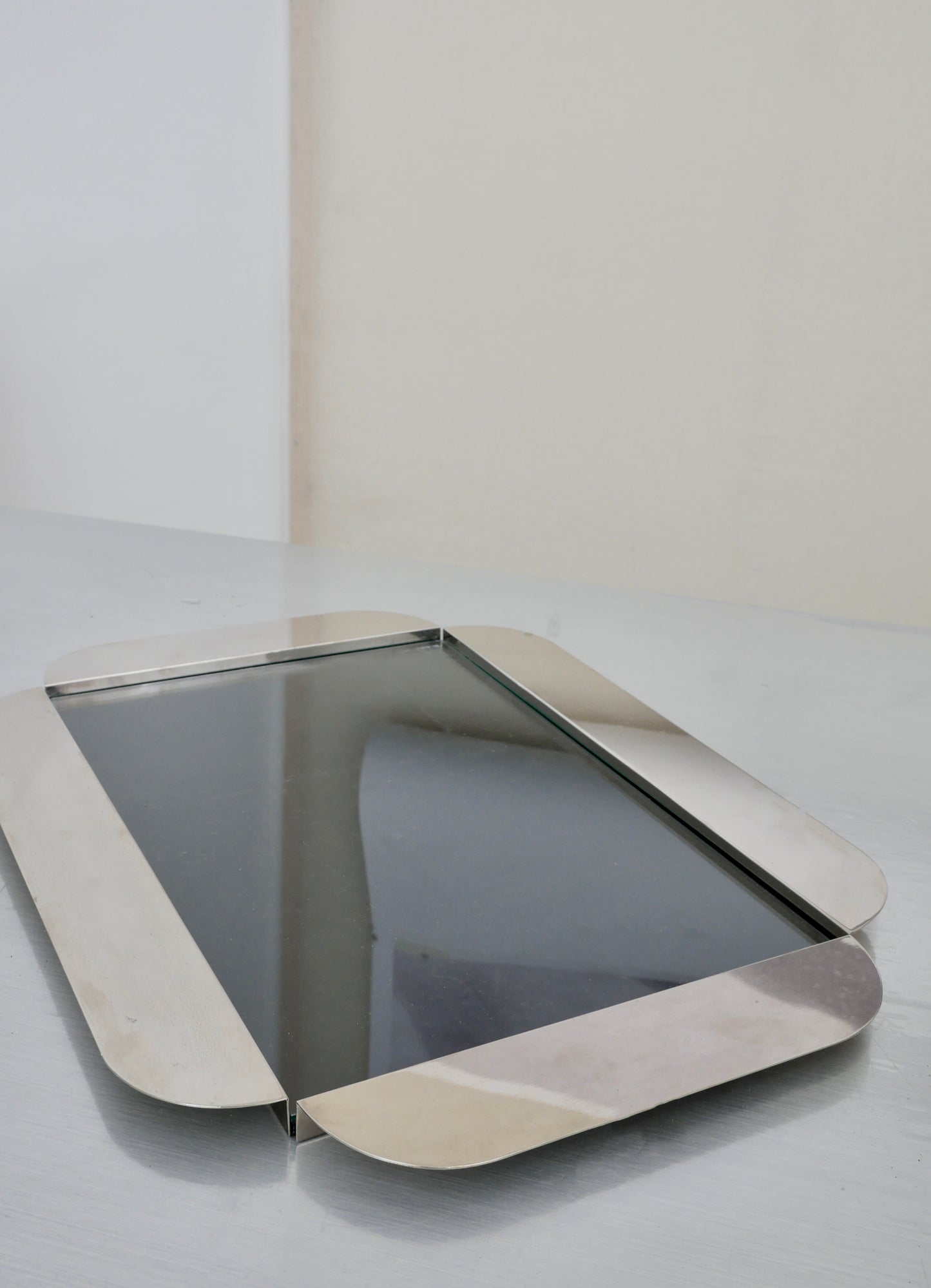Art Deco Glas-Tablett