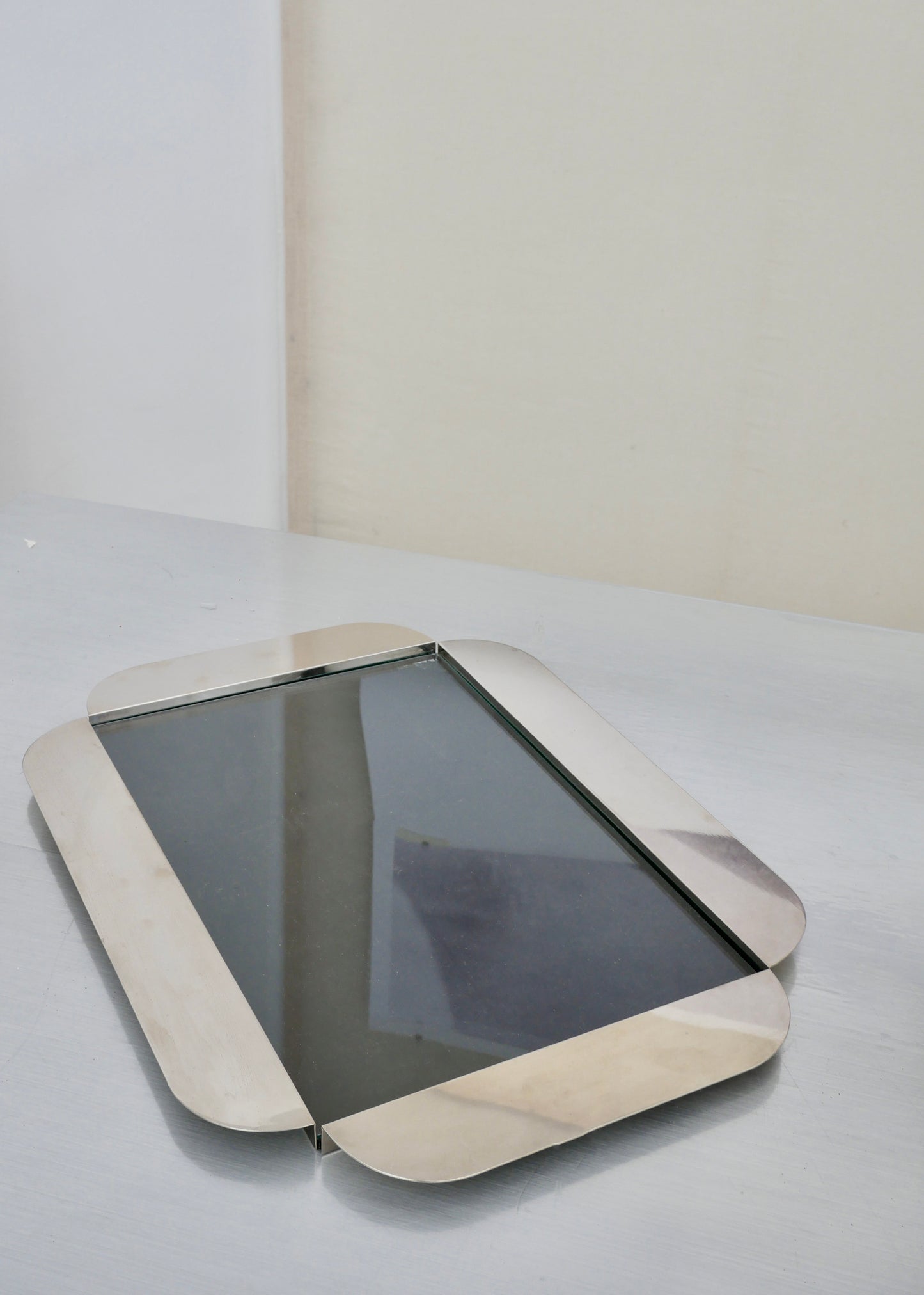 Art Deco Glas-Tablett