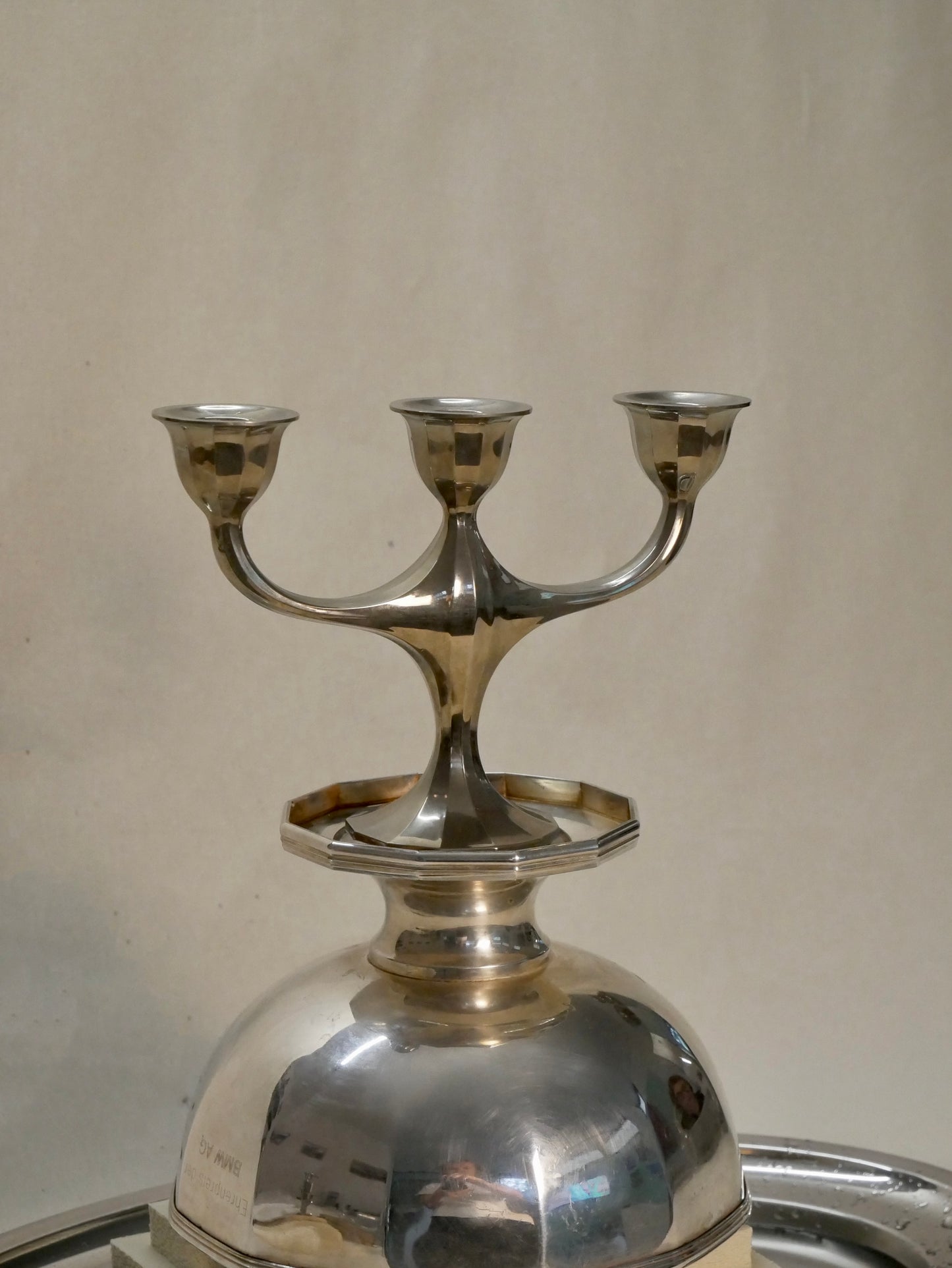 3-Arm Candlestick | Art Deco