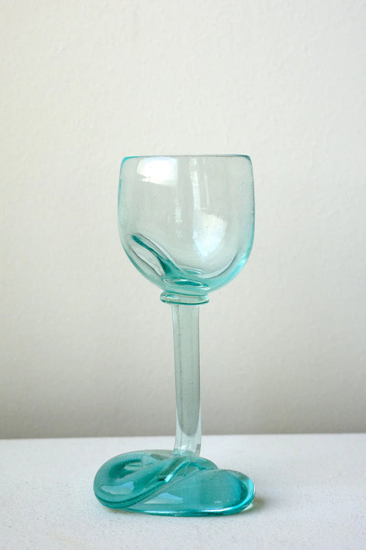 Completed Works, wine glass | Recycled glass