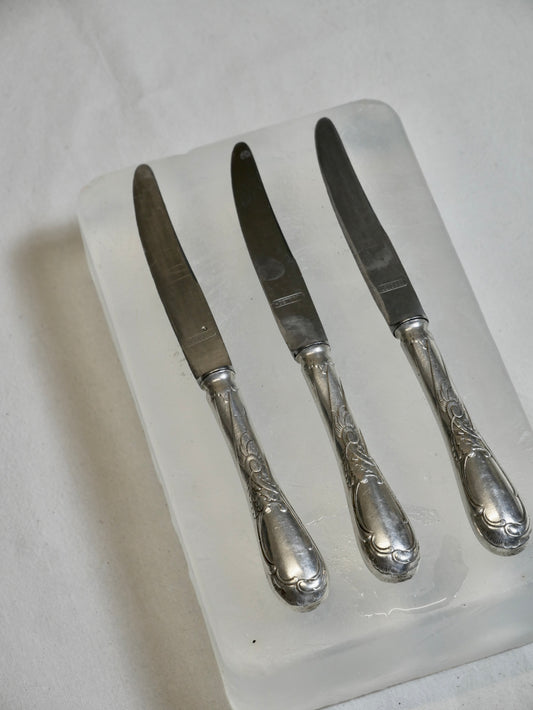 3er Set Buttermesser | Jugendstil